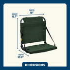 Ergonomic Back-Support BleacherBack - Choice 696 - Ergonomic Portable Stadium Seat for Sports Events Detail