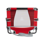 Secure-Hook Big Comfort Stadium Chair with Armrests - Choice 465 - Bleacher-Friendly Stadium Chair with Back Support Detail