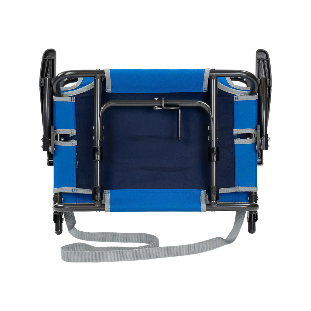 Secure-Hook Big Comfort Stadium Chair with Armrests - Choice 465 - Bleacher-Friendly Stadium Chair with Back Support Detail