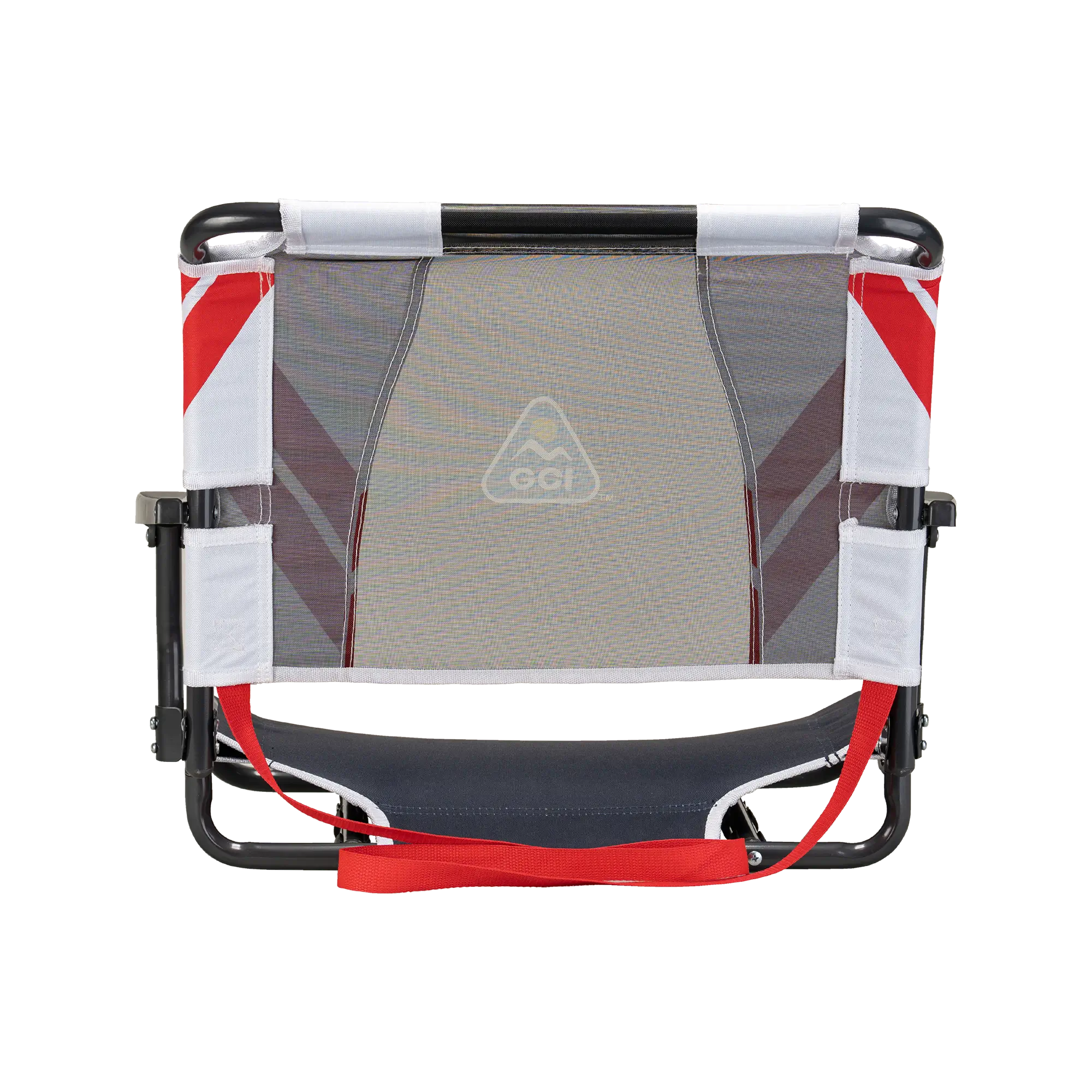 Secure-Hook Big Comfort Stadium Chair with Armrests - Choice 465 - Bleacher-Friendly Stadium Chair with Back Support Detail