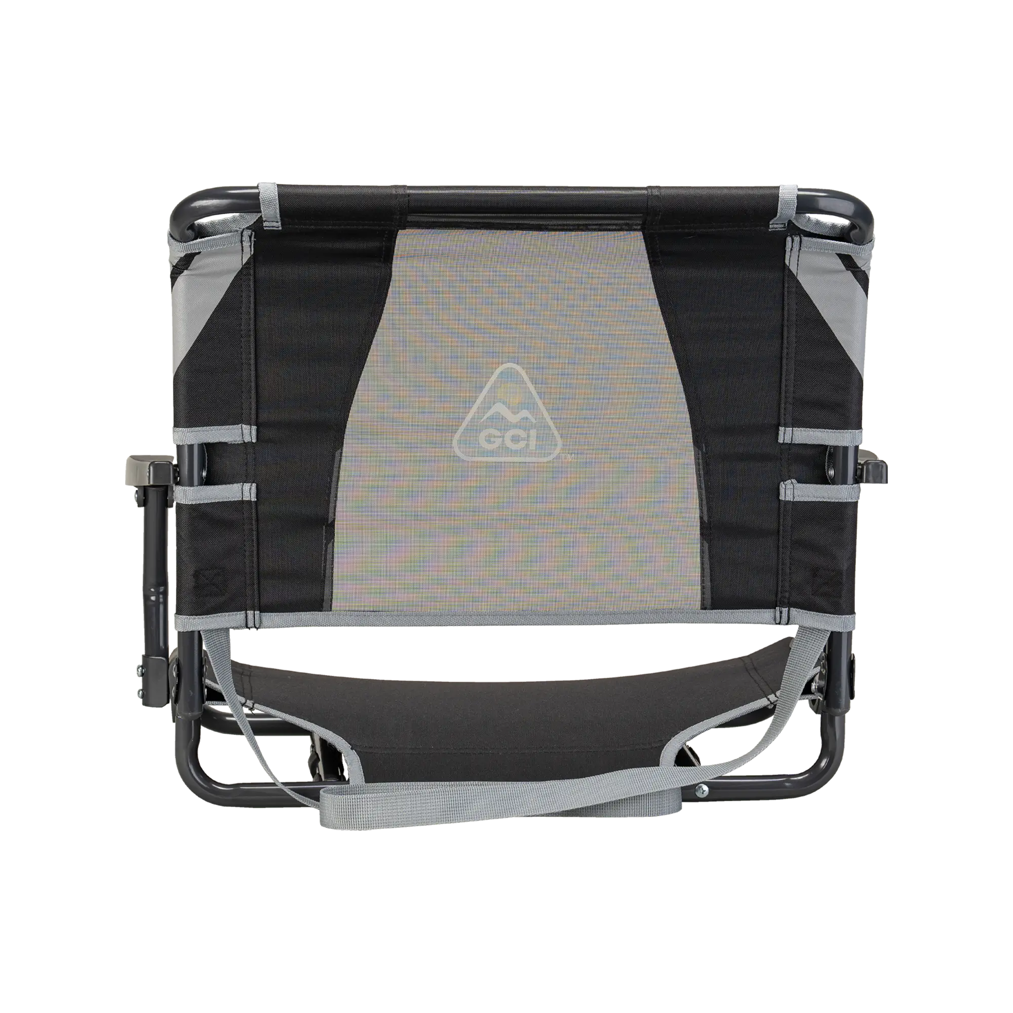 Secure-Hook Big Comfort Stadium Chair with Armrests - Choice 465 - Bleacher-Friendly Stadium Chair with Back Support Detail