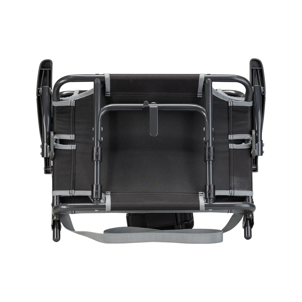 Secure-Hook Big Comfort Stadium Chair with Armrests - Choice 465 - Bleacher-Friendly Stadium Chair with Back Support Detail