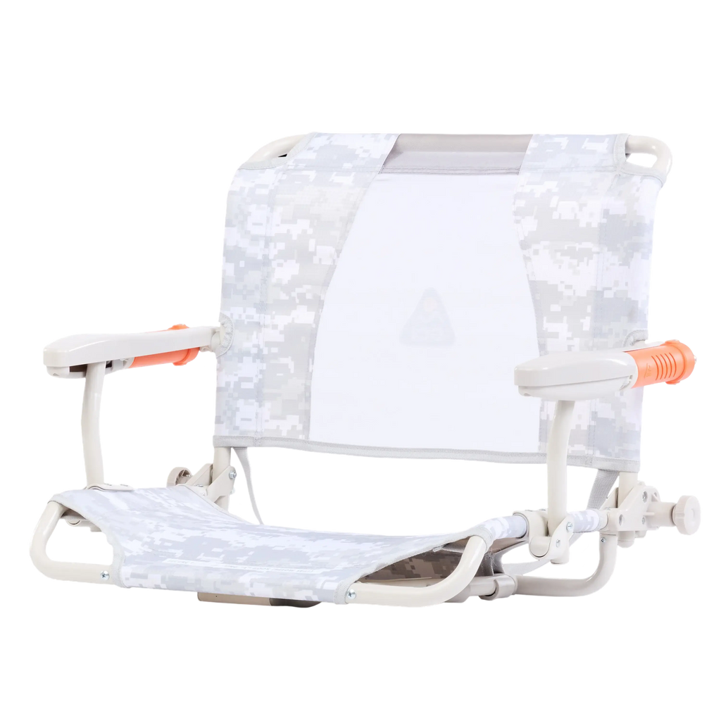 Premium All-Weather Stadium Rock-Cliner - Choice 540 - Patented Spring-Action Rocking Chair for Camping Detail