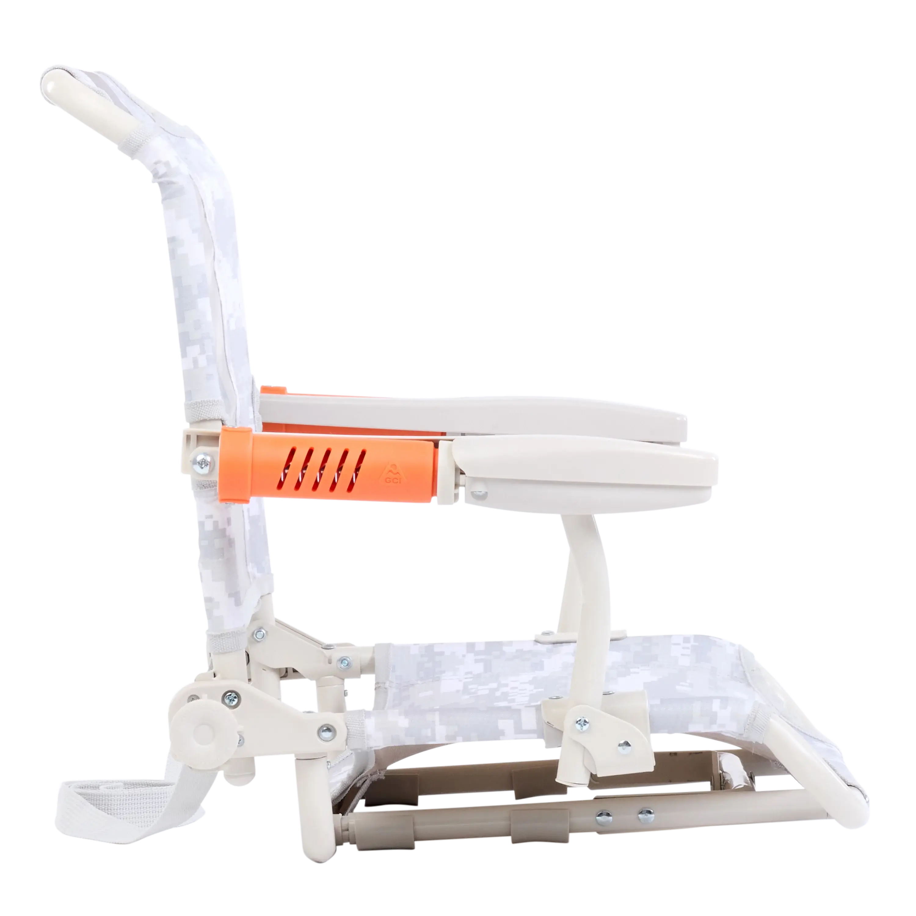 Premium All-Weather Stadium Rock-Cliner - Choice 540 - Patented Spring-Action Rocking Chair for Camping Detail