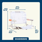 Premium All-Weather Stadium Rock-Cliner - Choice 540 - Patented Spring-Action Rocking Chair for Camping Detail