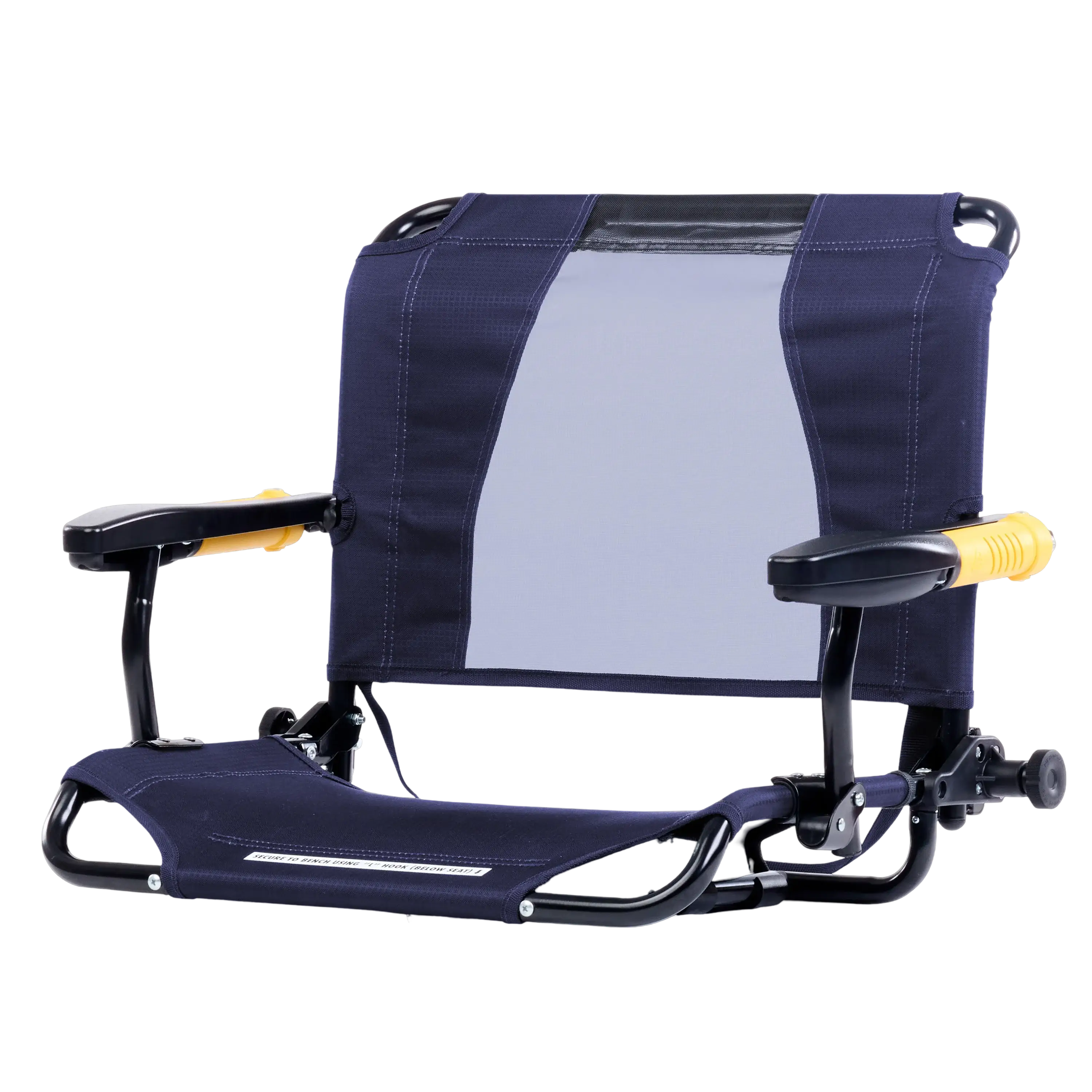 Premium All-Weather Stadium Rock-Cliner - Choice 540 - Patented Spring-Action Rocking Chair for Camping Detail