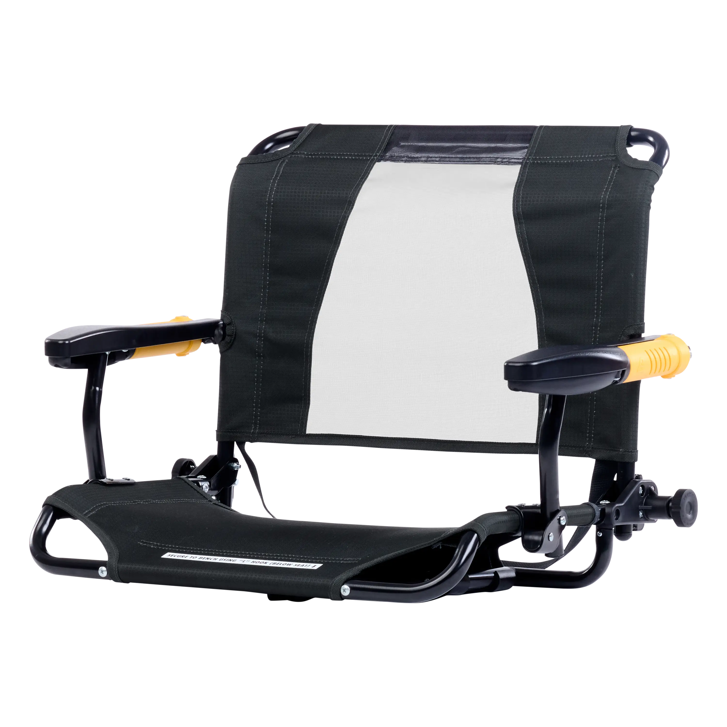 Premium All-Weather Stadium Rock-Cliner - Choice 540 - Patented Spring-Action Rocking Chair for Camping Detail