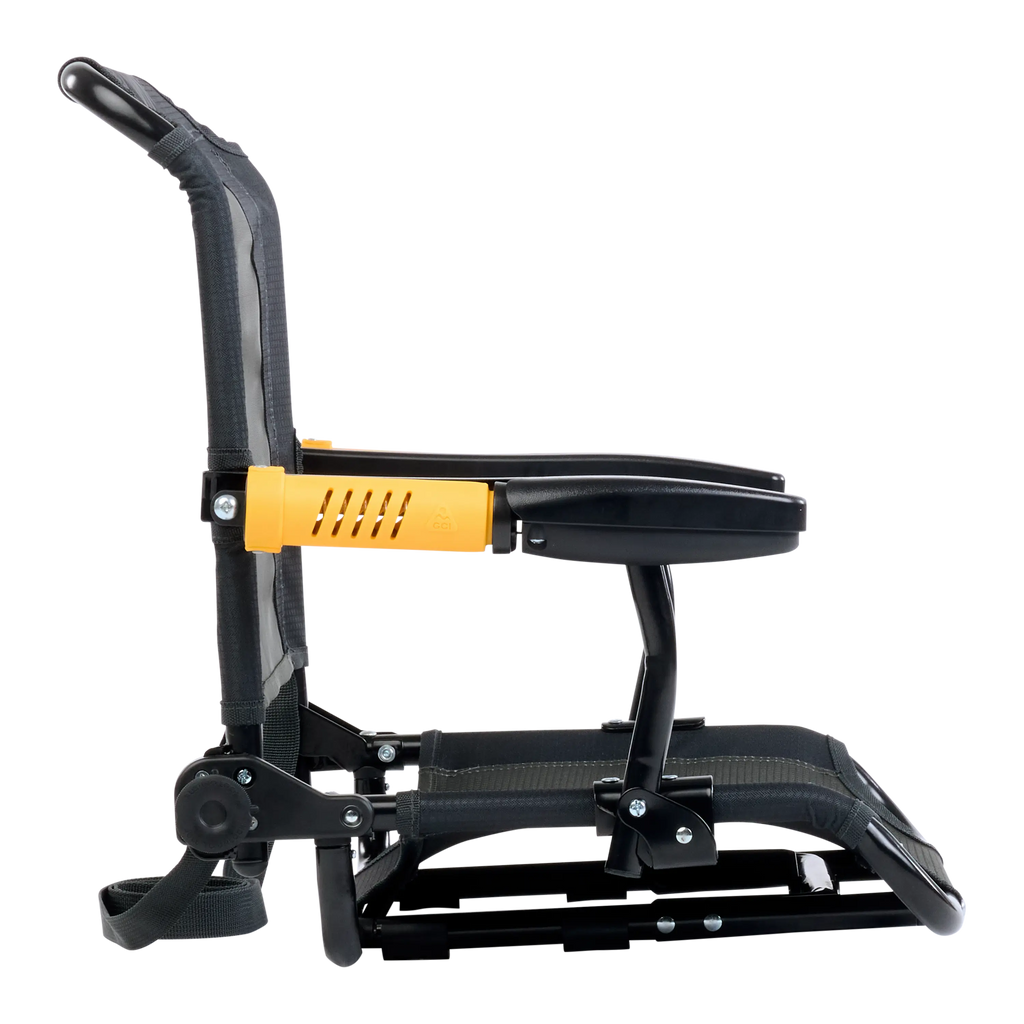 Premium All-Weather Stadium Rock-Cliner - Choice 540 - Patented Spring-Action Rocking Chair for Camping Detail