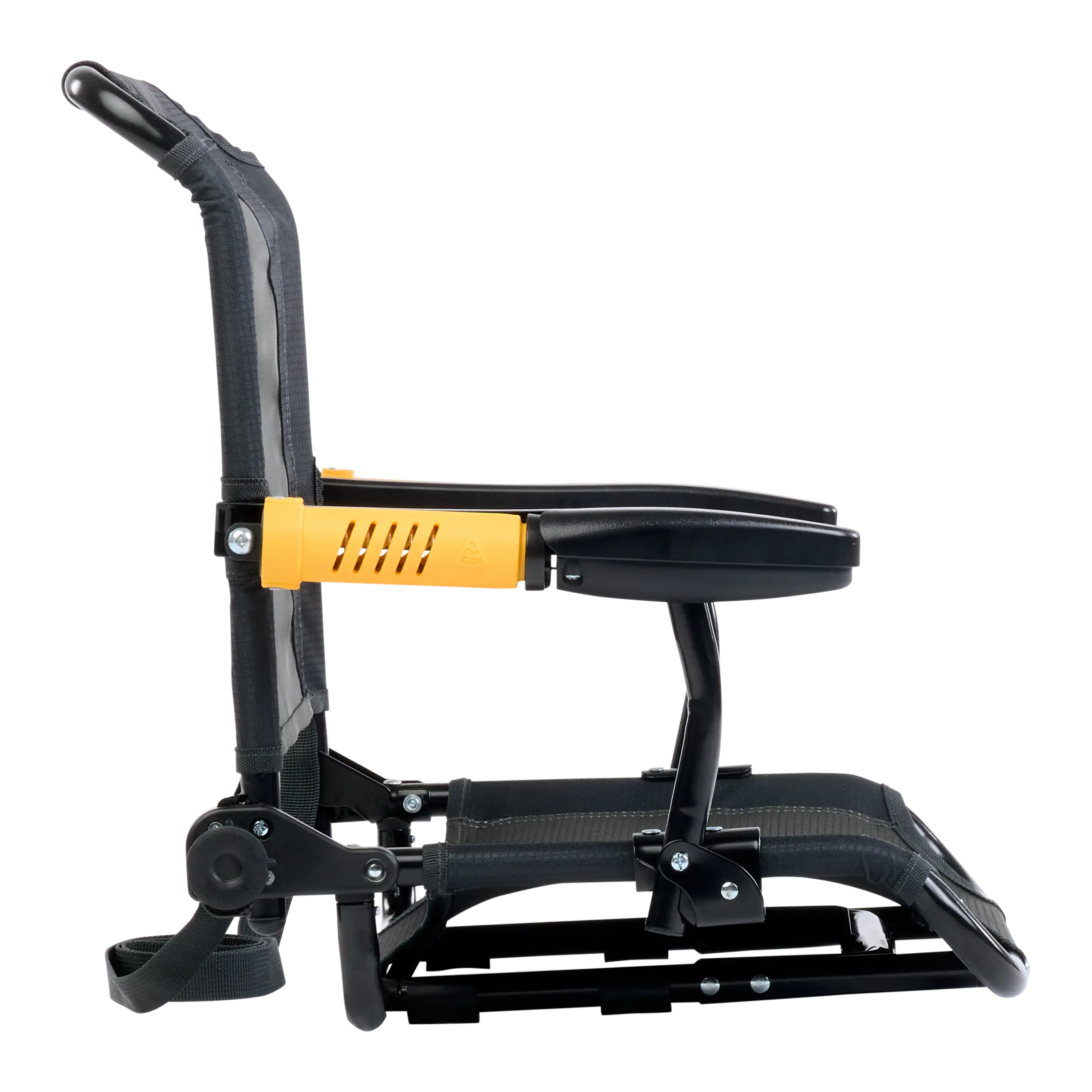 Premium All-Weather Stadium Rock-Cliner - Choice 540 - Patented Spring-Action Rocking Chair for Camping Detail