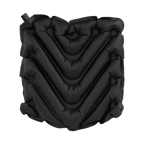 Compact Cushion College V Seat Inflatable Stadium Cushion - Iowa Hawkeyes - Choice 157 - Bleacher-Friendly Stadium Chair with Back Support Detail