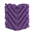 Ergonomic Back-Support College V Seat Inflatable Stadium Cushion - LSU Tigers - Choice 762 - Grandstand Cushion Seat with Secure Under-Bench Hooks Detail