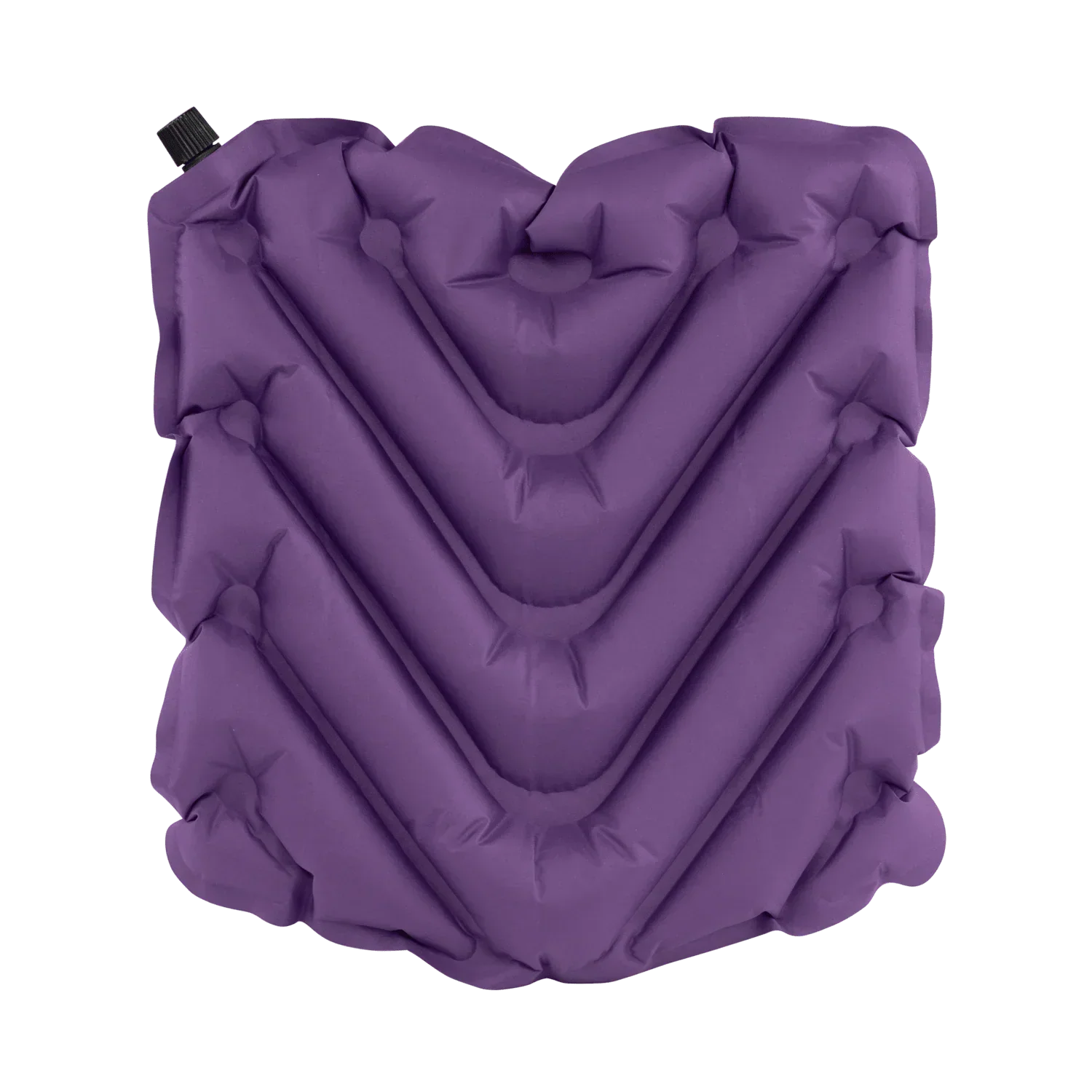 Ergonomic Back-Support College V Seat Inflatable Stadium Cushion - LSU Tigers - Choice 762 - Grandstand Cushion Seat with Secure Under-Bench Hooks Detail