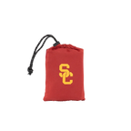 Secure-Hook College V Seat Inflatable Stadium Cushion - USC Trojans - Choice 523 - Lightweight Folding Bleacher Chair with Cushioning Detail