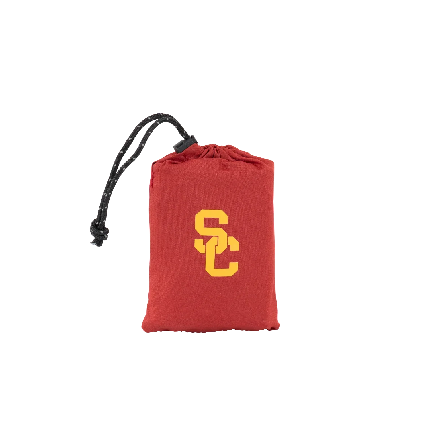 Secure-Hook College V Seat Inflatable Stadium Cushion - USC Trojans - Choice 523 - Lightweight Folding Bleacher Chair with Cushioning Detail