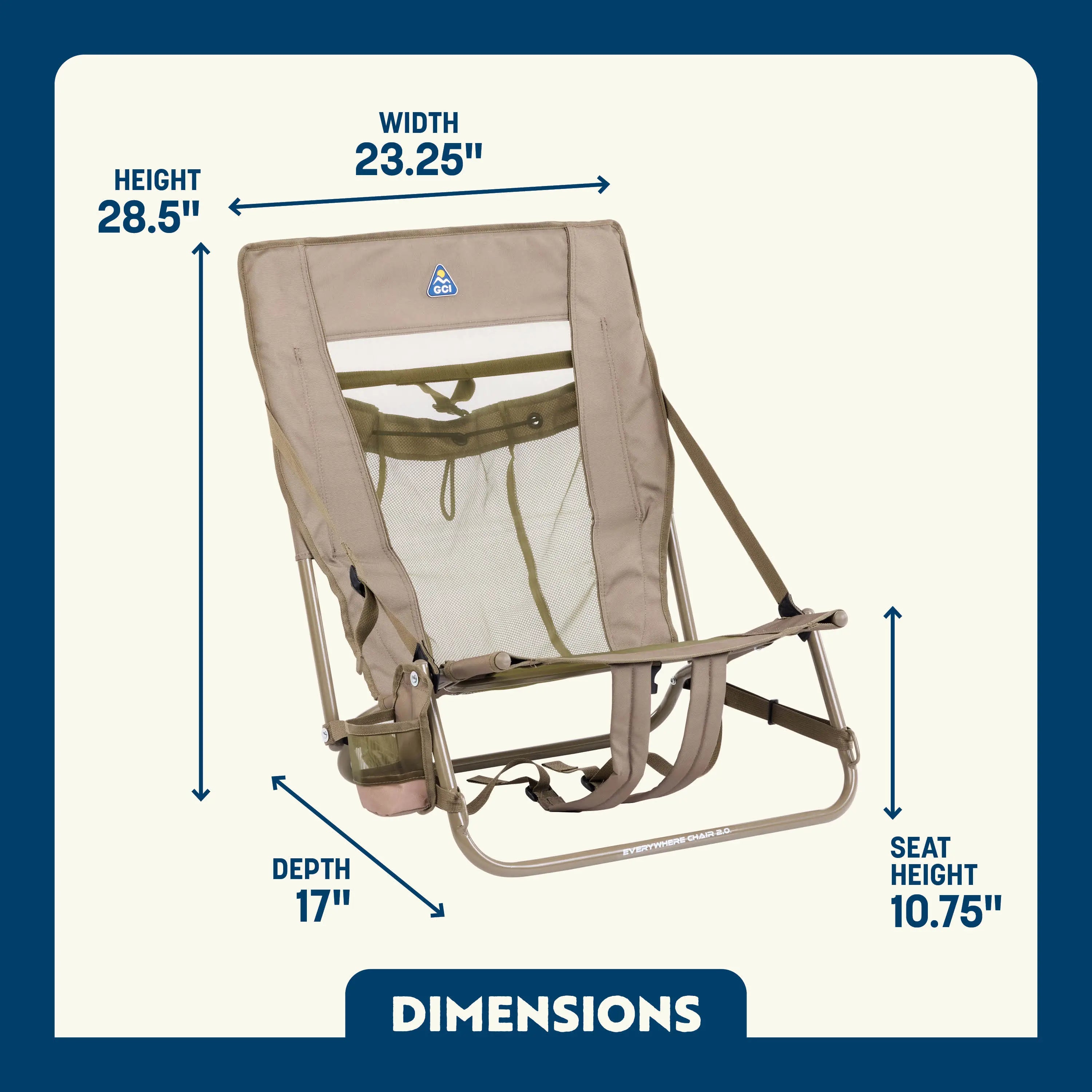 Low-Profile Everywhere Chair 2 - Choice 656 - Rust-Resistant Aluminum Sand-Friendly Lounge Chair Detail