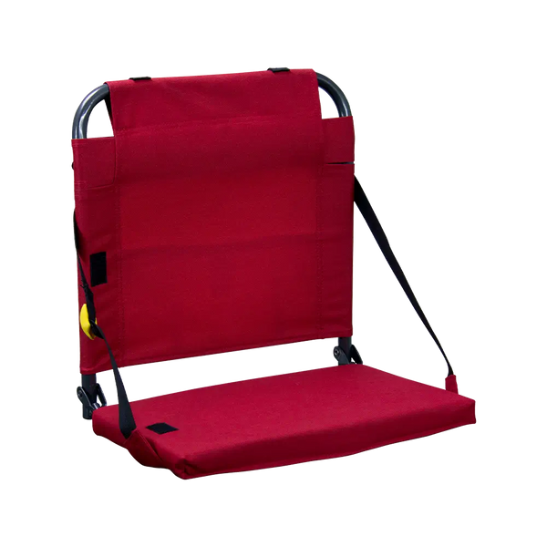 Ergonomic Back-Support BleacherBack - Choice 696 - Ergonomic Portable Stadium Seat for Sports Events - Red