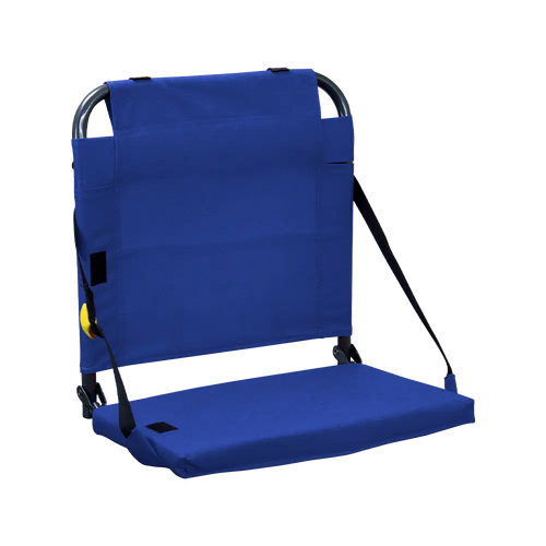 Ergonomic Back-Support BleacherBack - Choice 696 - Ergonomic Portable Stadium Seat for Sports Events - Royal Blue