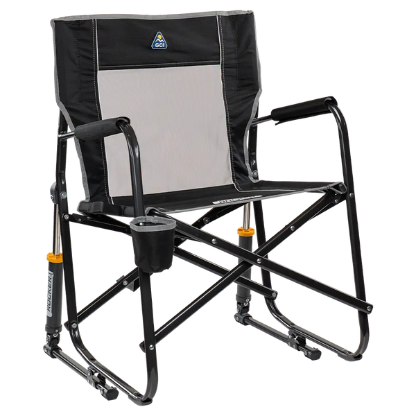 Smooth Motion Freestyle Rocker - Choice 711 - Freestyle Rocker Portable Outdoor Folding Chair - Black