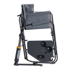 Premium All-Weather Freestyle Rocker with Side Table - Choice 853 - Freestyle Rocker Portable Outdoor Folding Chair Detail