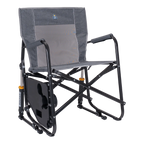 Premium All-Weather Freestyle Rocker with Side Table - Choice 853 - Freestyle Rocker Portable Outdoor Folding Chair Detail