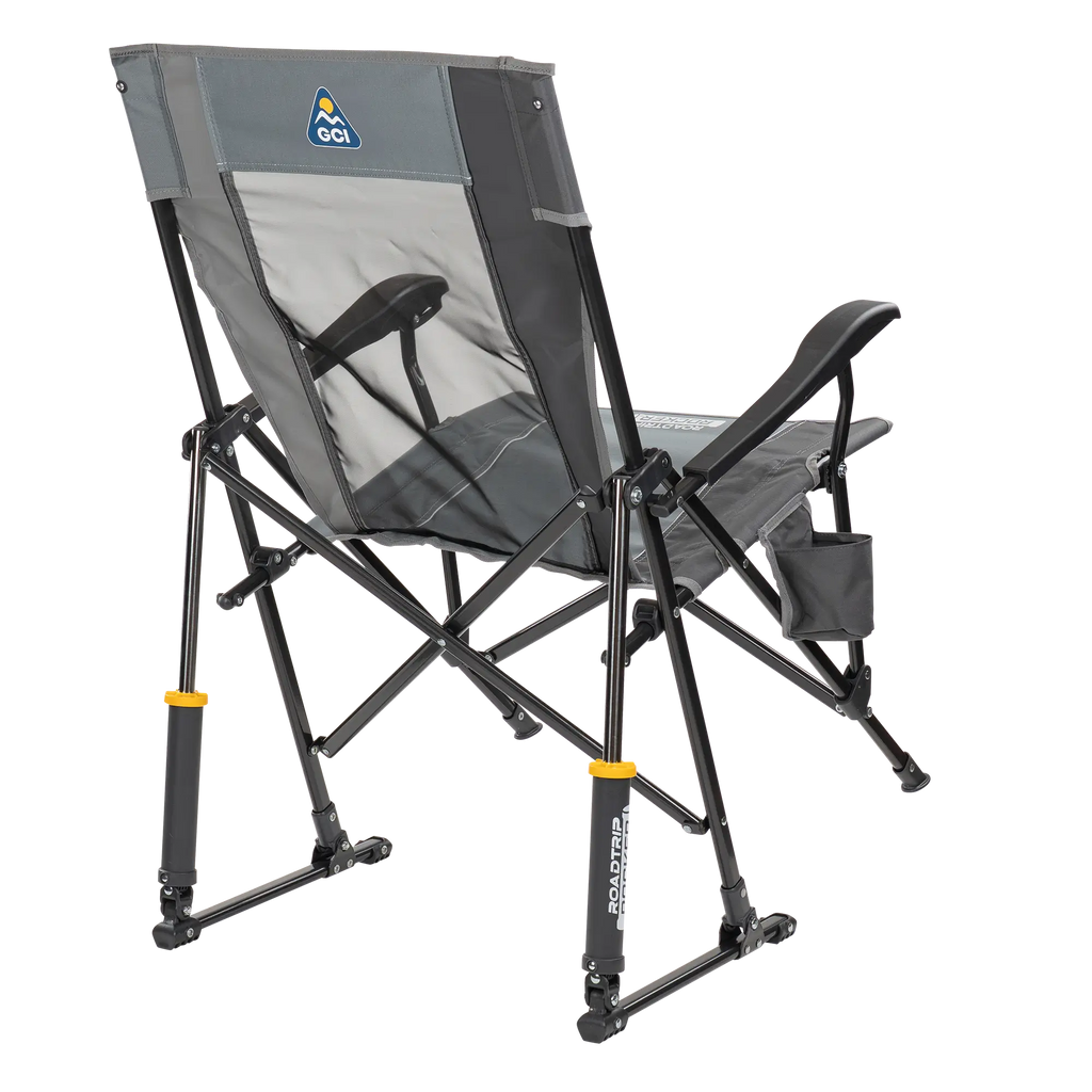 Smooth Motion RoadTrip Rocker - Choice 855 - Patented Spring-Action Rocking Chair for Camping Detail