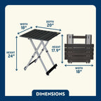 Multi-Functional Cook Compact Camp Table 20 - Choice 513 - Portable Camping Table with Heat-Resistant Countertop Detail