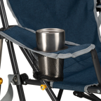 Premium All-Weather Kickback Rocker - Choice 345 - RoadTrip Rocker Smooth Motion Camp Chair Detail