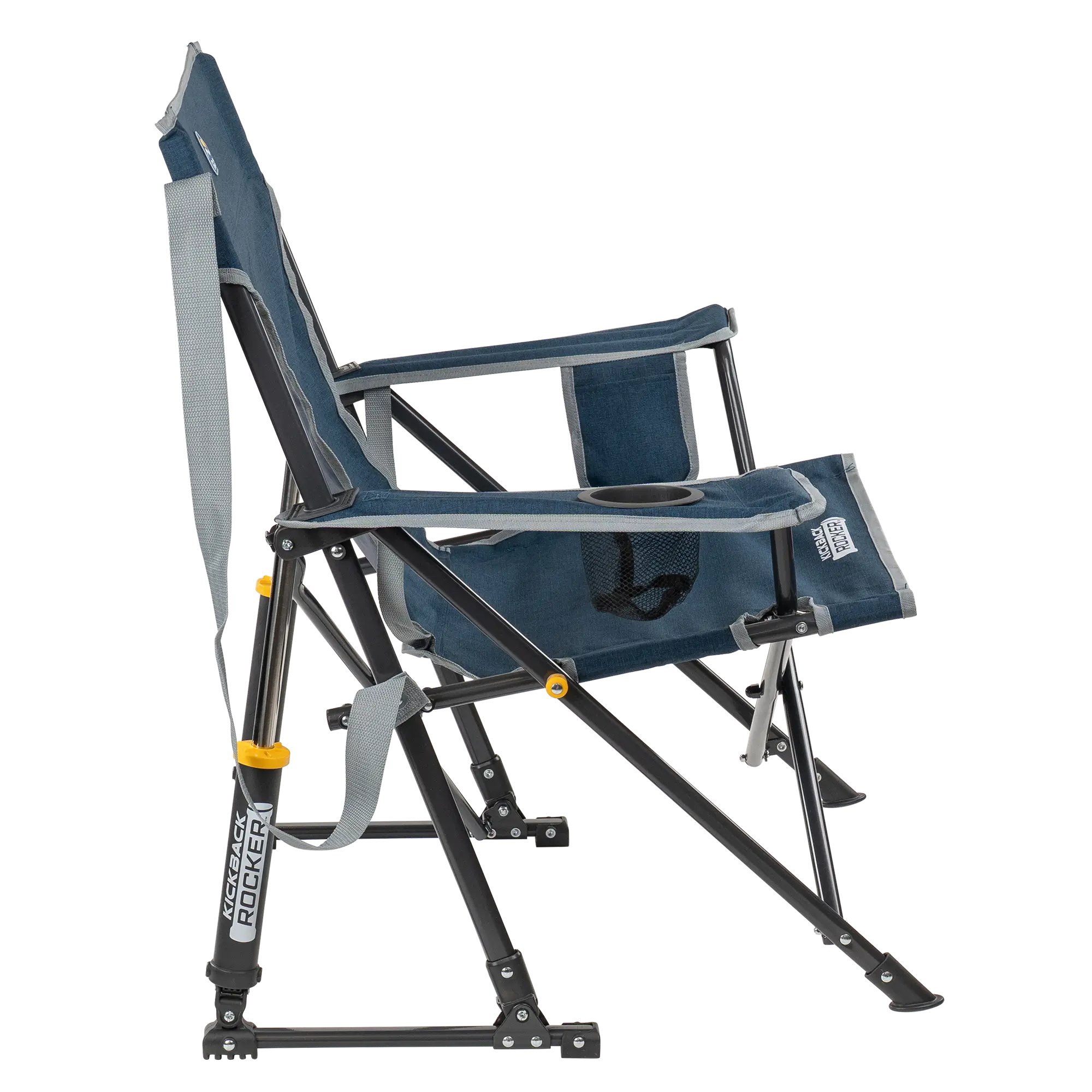 Premium All-Weather Kickback Rocker - Choice 345 - RoadTrip Rocker Smooth Motion Camp Chair Detail