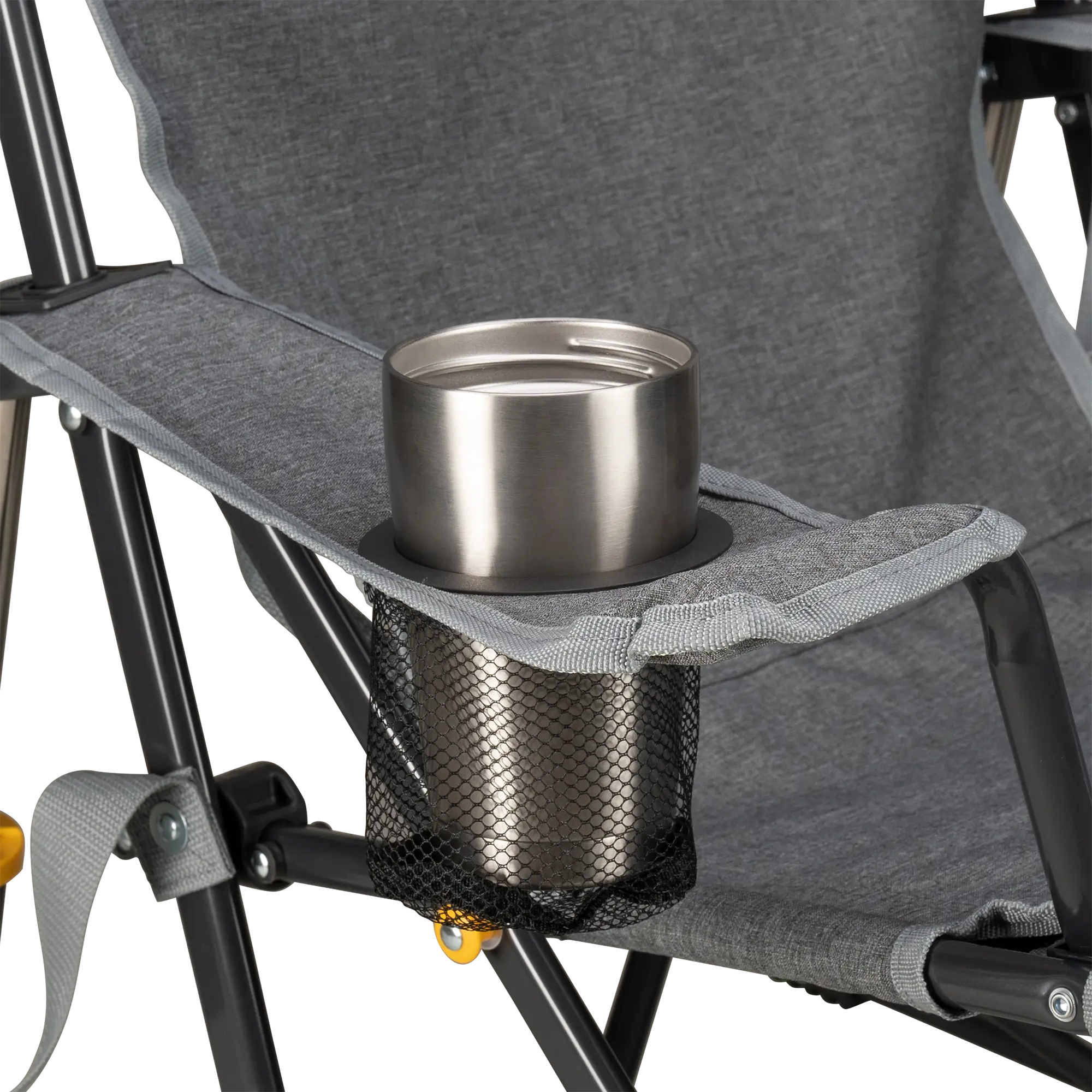 Premium All-Weather Kickback Rocker - Choice 345 - RoadTrip Rocker Smooth Motion Camp Chair Detail