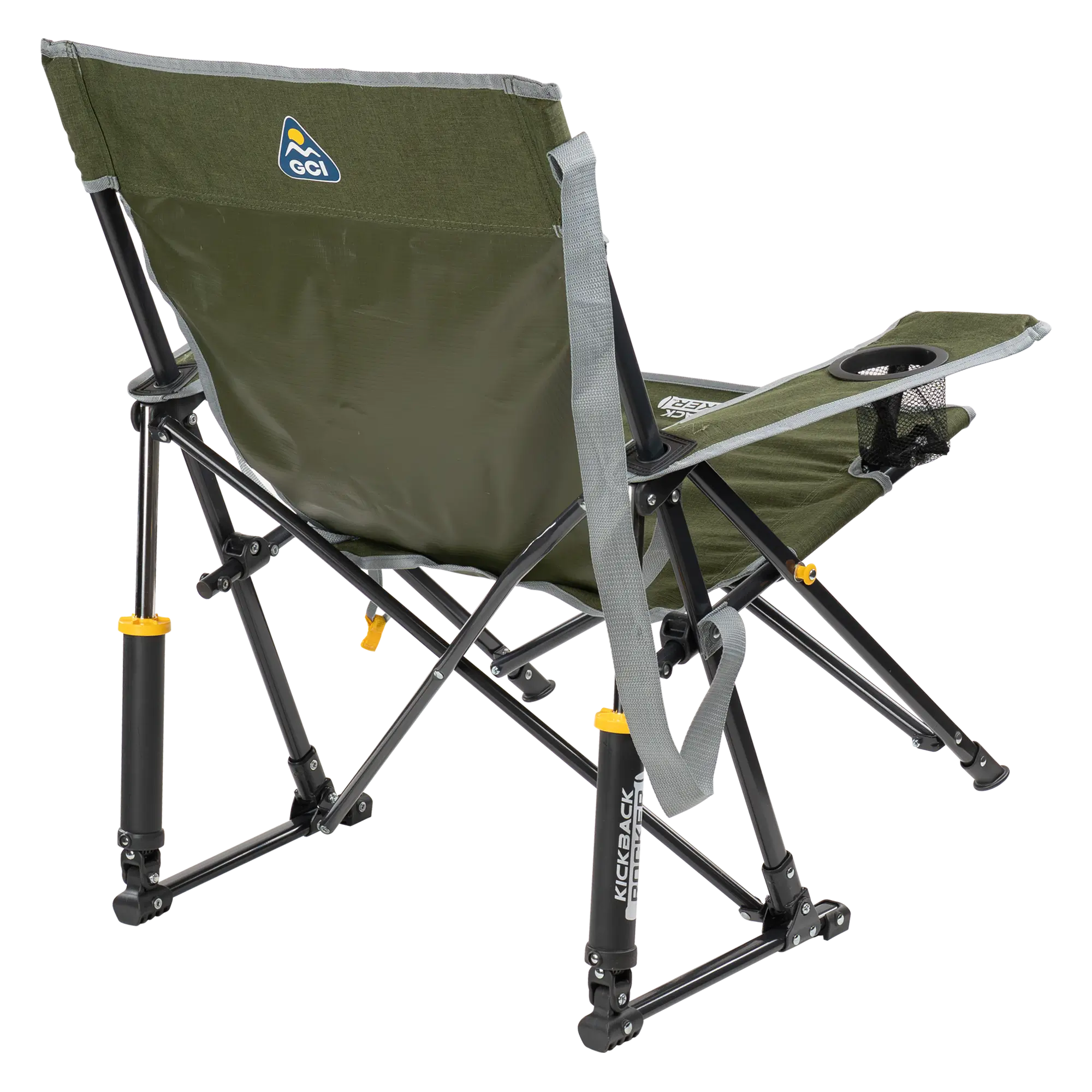 Premium All-Weather Kickback Rocker - Choice 345 - RoadTrip Rocker Smooth Motion Camp Chair Detail