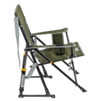 Premium All-Weather Kickback Rocker - Choice 345 - RoadTrip Rocker Smooth Motion Camp Chair Detail