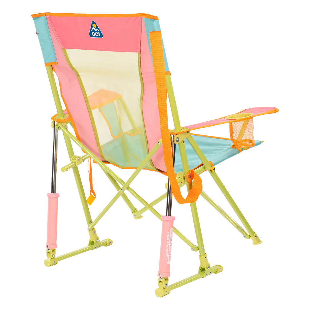 Patented Spring-Action Comfort Pro Rocker - Choice 375 - Patented Spring-Action Rocking Chair for Camping Detail