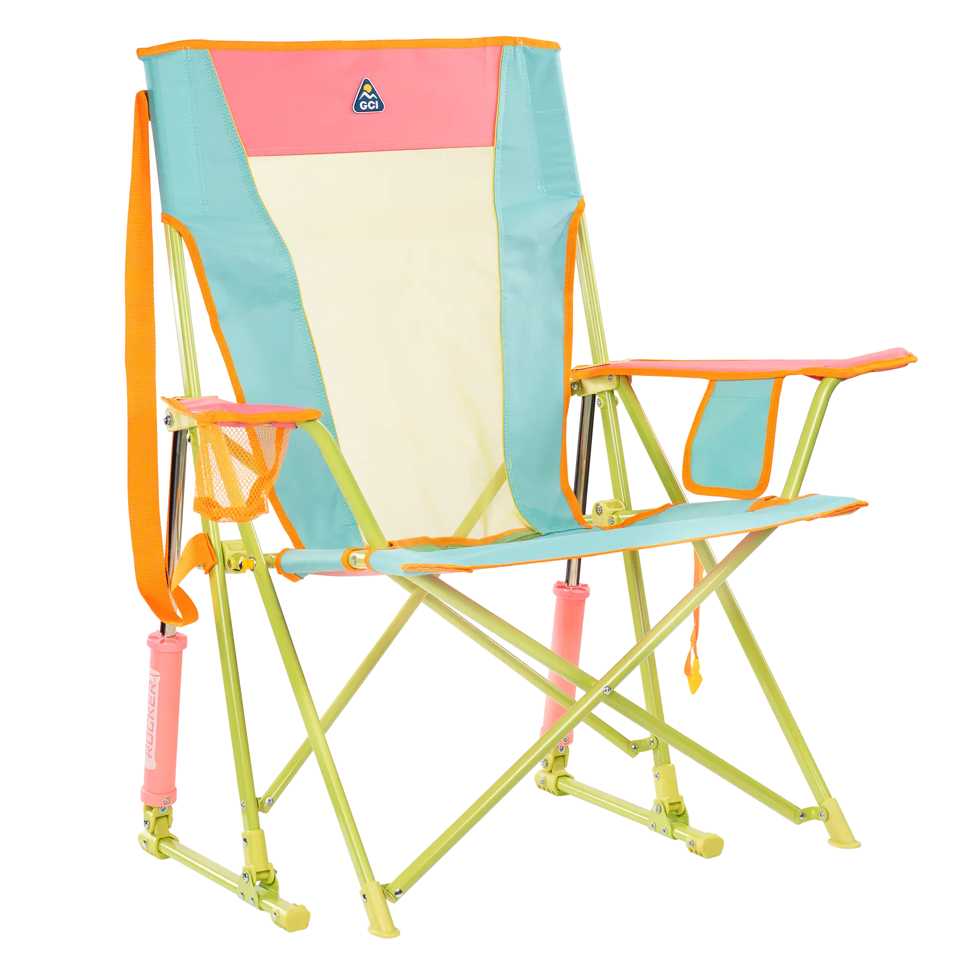 Patented Spring-Action Comfort Pro Rocker - Choice 375 - Patented Spring-Action Rocking Chair for Camping - Sweet Tea