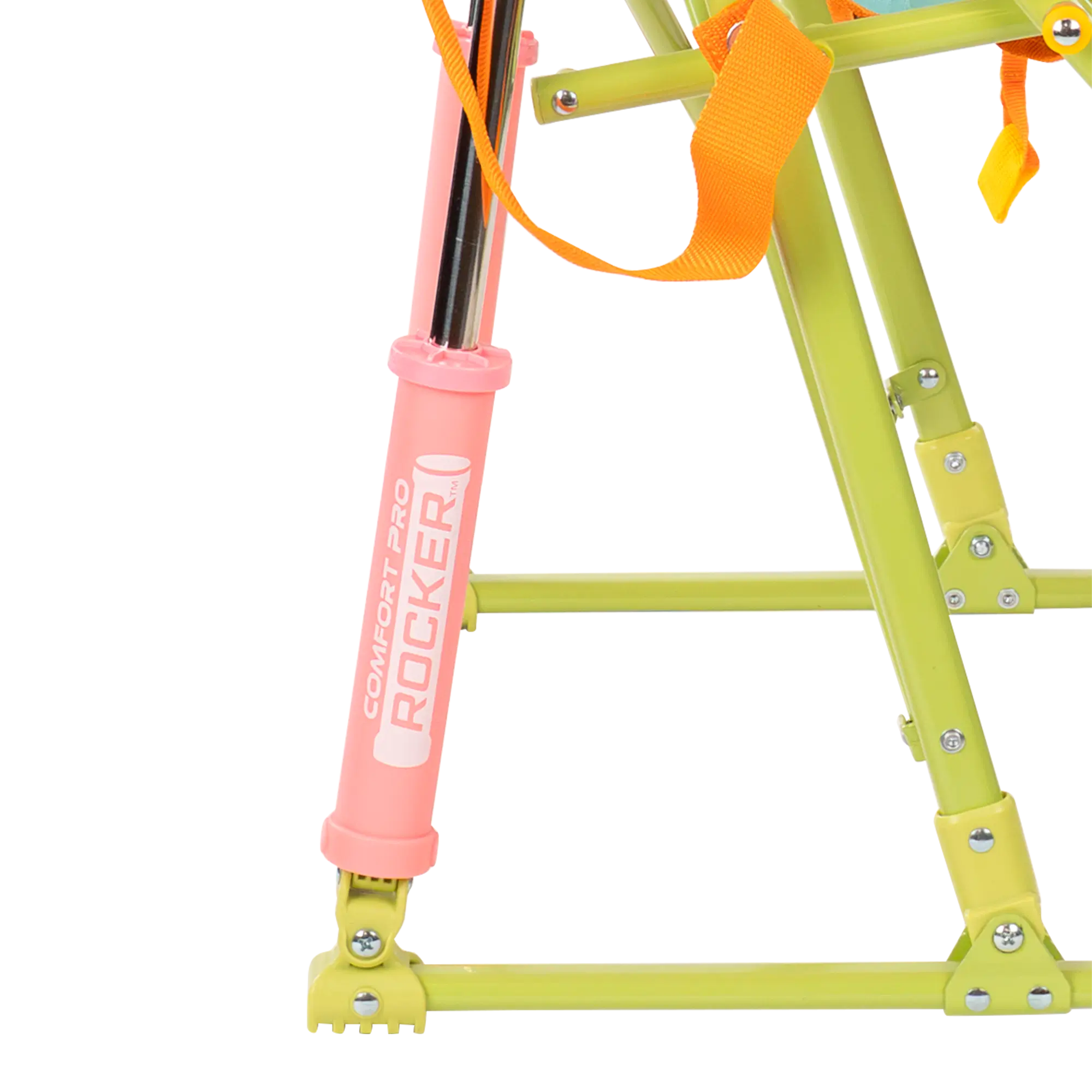 Patented Spring-Action Comfort Pro Rocker - Choice 375 - Patented Spring-Action Rocking Chair for Camping Detail