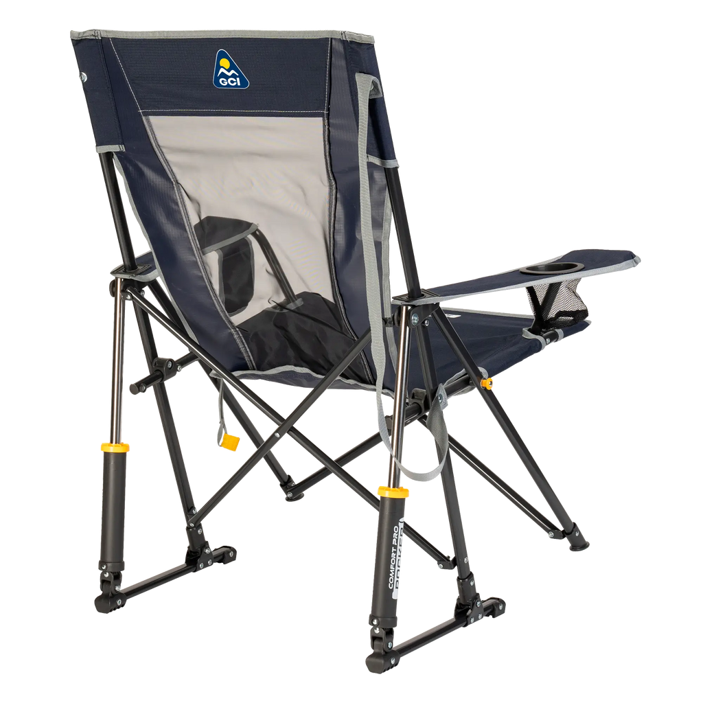 Patented Spring-Action Comfort Pro Rocker - Choice 375 - Patented Spring-Action Rocking Chair for Camping Detail