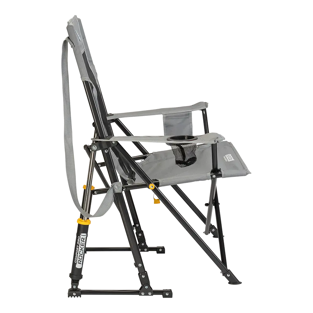 Patented Spring-Action Comfort Pro Rocker - Choice 375 - Patented Spring-Action Rocking Chair for Camping Detail