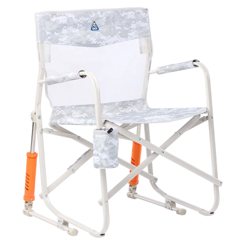 Heavy-Duty Freestyle Freestyle Rocker Elite - Choice 460 - Freestyle Rocker Portable Outdoor Folding Chair - Snow Camo