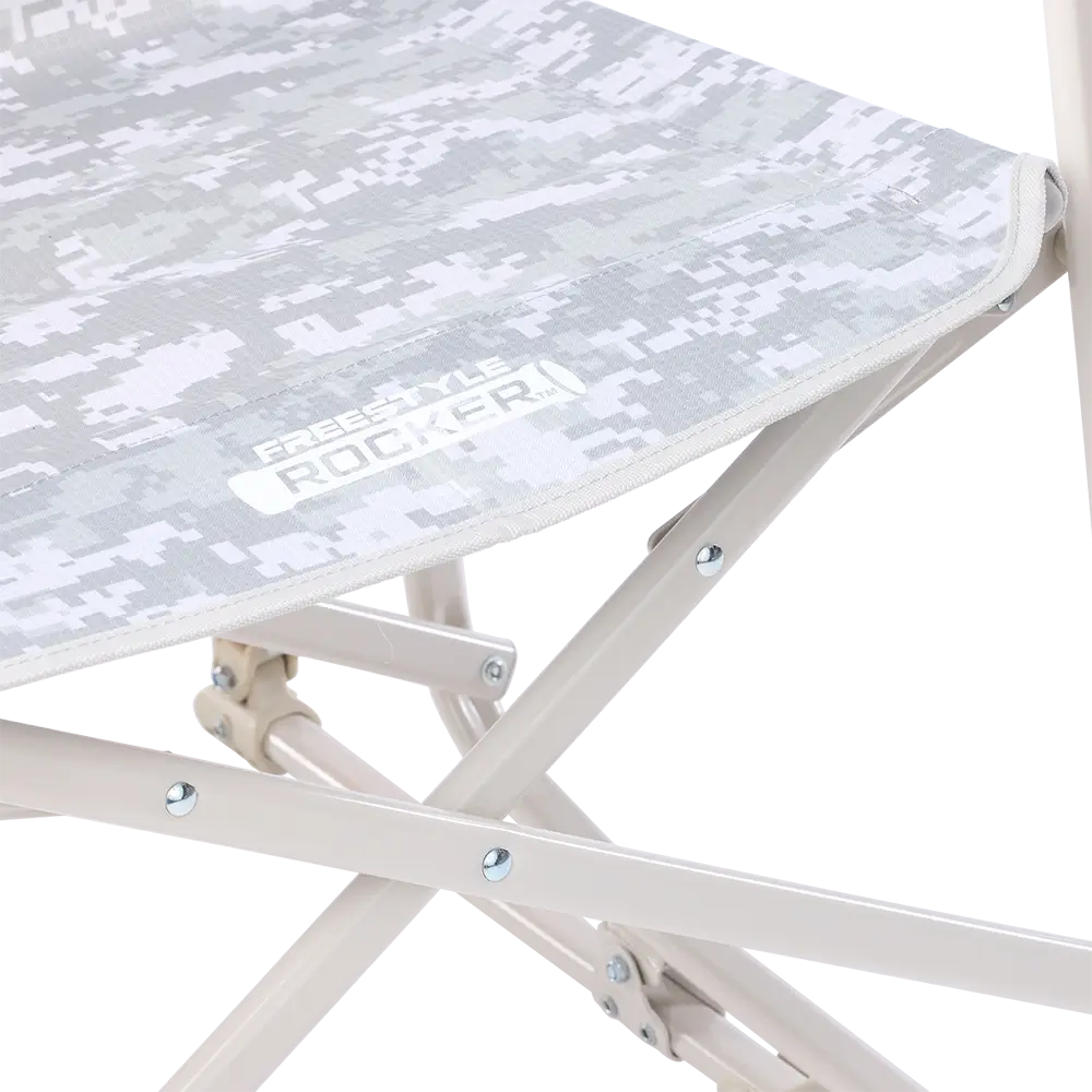 Heavy-Duty Freestyle Freestyle Rocker Elite - Choice 460 - Freestyle Rocker Portable Outdoor Folding Chair Detail