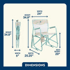 Heavy-Duty Freestyle Freestyle Rocker Elite - Choice 460 - Freestyle Rocker Portable Outdoor Folding Chair Detail