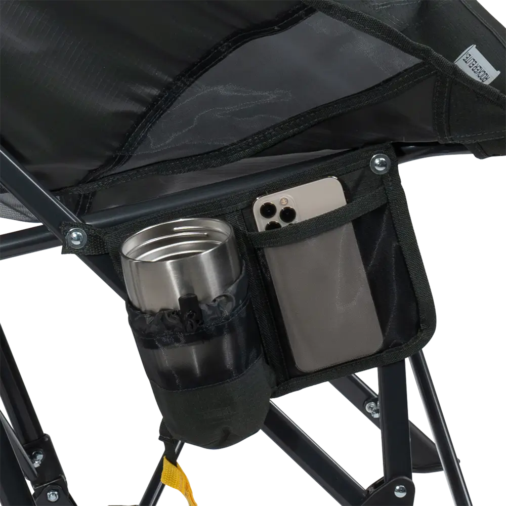 Patented Spring-Action Pod Rocker Elite - Choice 832 - Patented Spring-Action Rocking Chair for Camping Detail