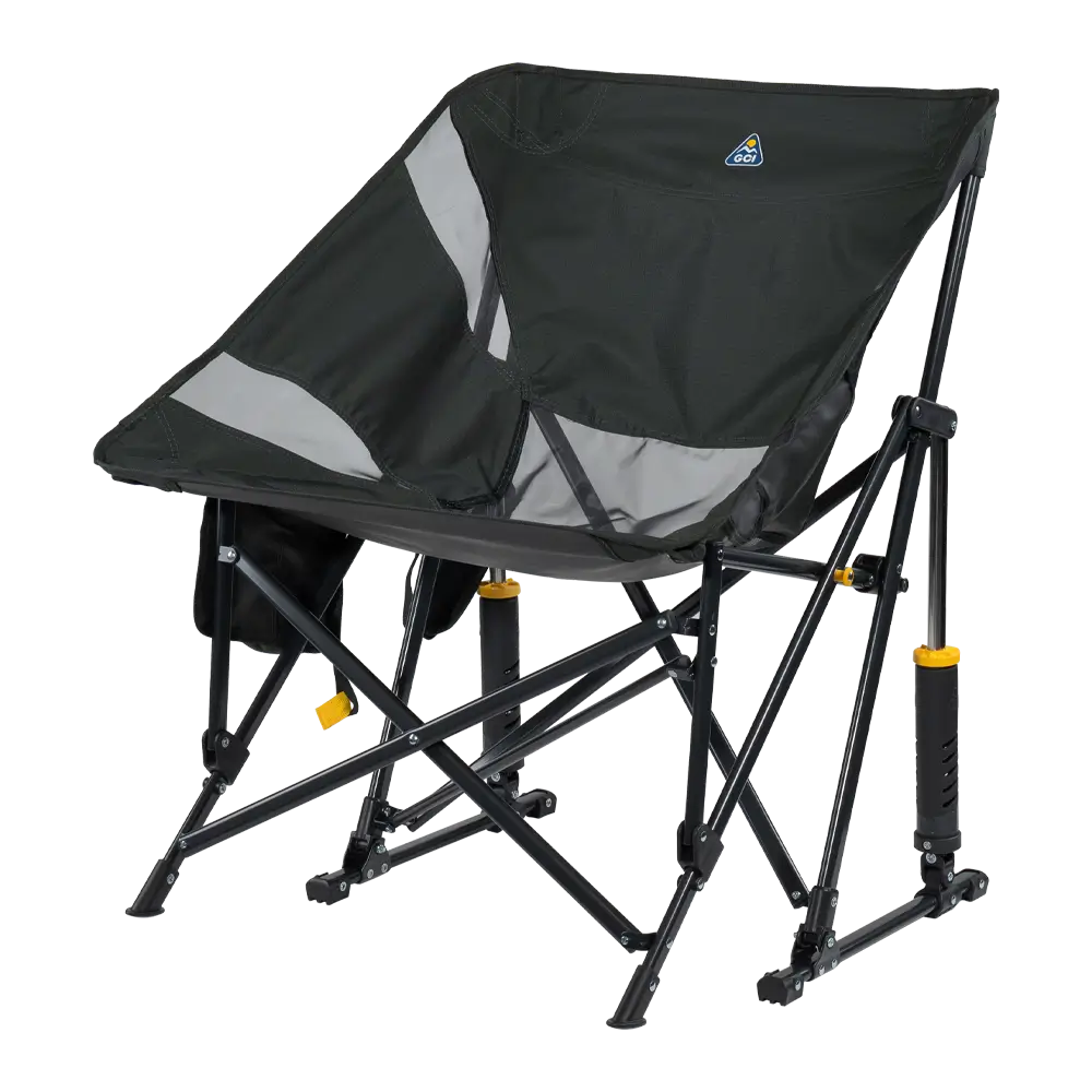 Patented Spring-Action Pod Rocker Elite - Choice 832 - Patented Spring-Action Rocking Chair for Camping Detail