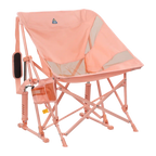 Patented Spring-Action Pod Rocker Elite - Choice 832 - Patented Spring-Action Rocking Chair for Camping - Soft Pink