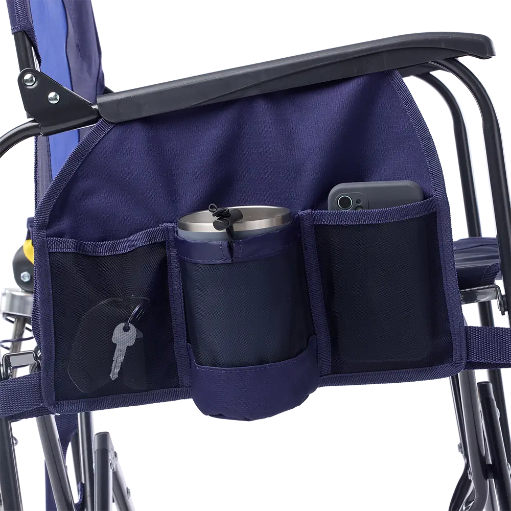Smooth Motion Adjustable Rocker - Choice 573 - Patented Spring-Action Rocking Chair for Camping Detail