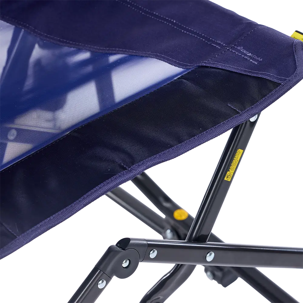 Smooth Motion Adjustable Rocker - Choice 573 - Patented Spring-Action Rocking Chair for Camping Detail