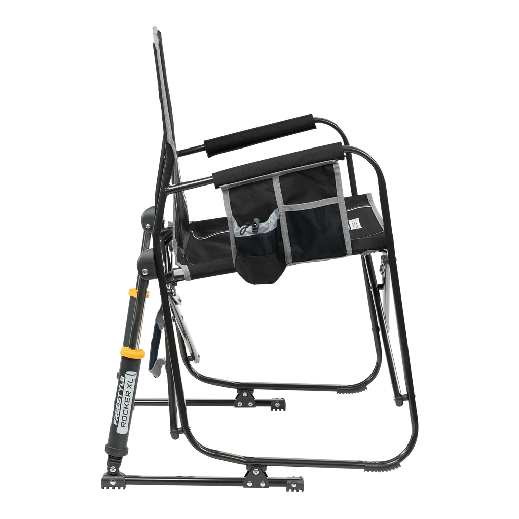 Smooth Motion Freestyle Rocker XL - Choice 552 - Heavy-Duty Kickback Rocker with Beverage Holder Detail