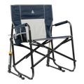 Smooth Motion Freestyle Rocker XL - Choice 552 - Heavy-Duty Kickback Rocker with Beverage Holder - Indigo