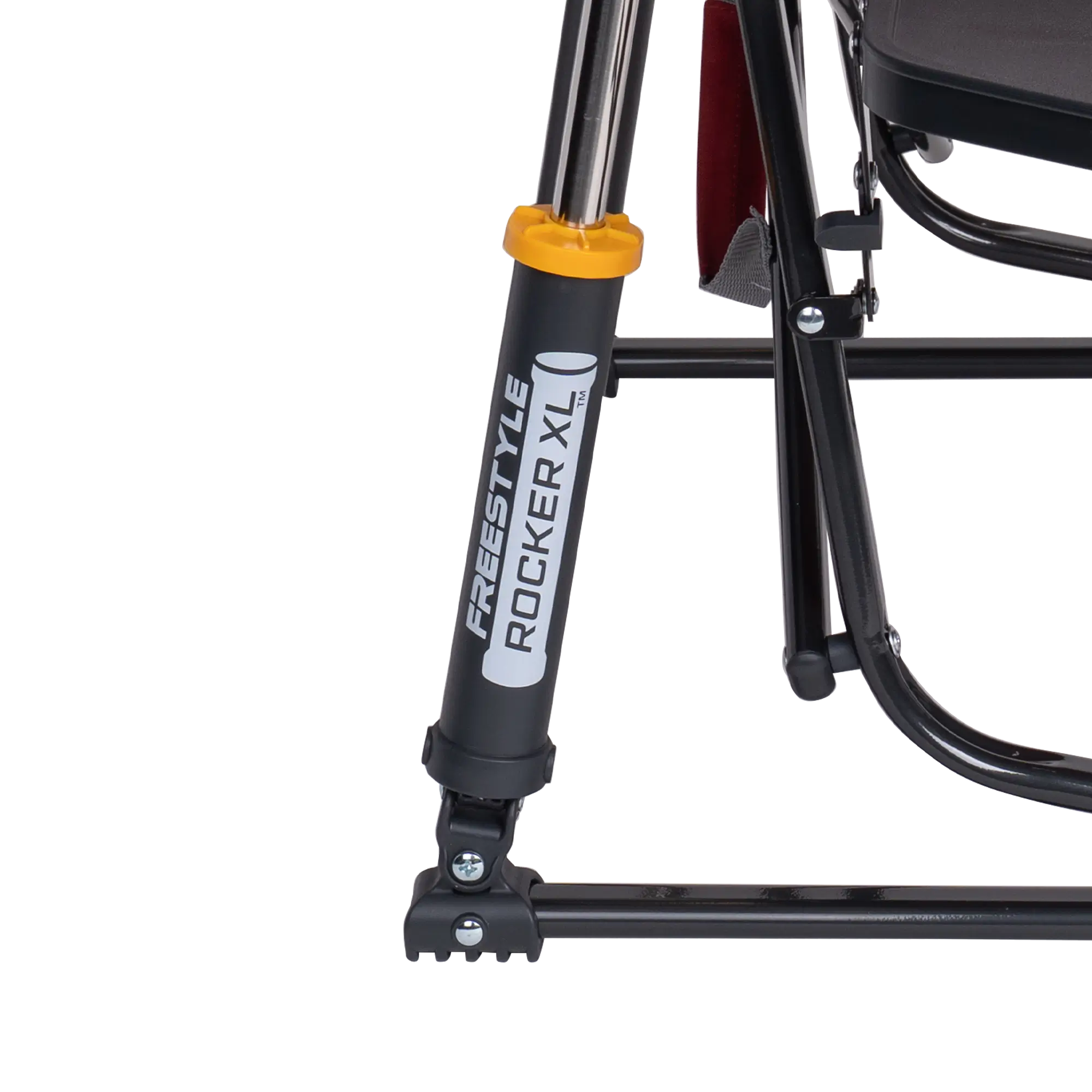 Heavy-Duty Freestyle Freestyle Rocker XL with Side Table - Choice 836 - RoadTrip Rocker Smooth Motion Camp Chair Detail