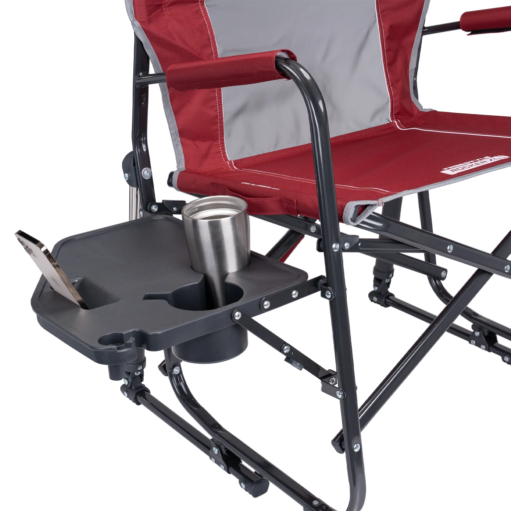 Heavy-Duty Freestyle Freestyle Rocker XL with Side Table - Choice 836 - RoadTrip Rocker Smooth Motion Camp Chair Detail