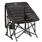 Luxury Camp Puff Rocker - Choice 731 - RoadTrip Rocker Smooth Motion Camp Chair - Black