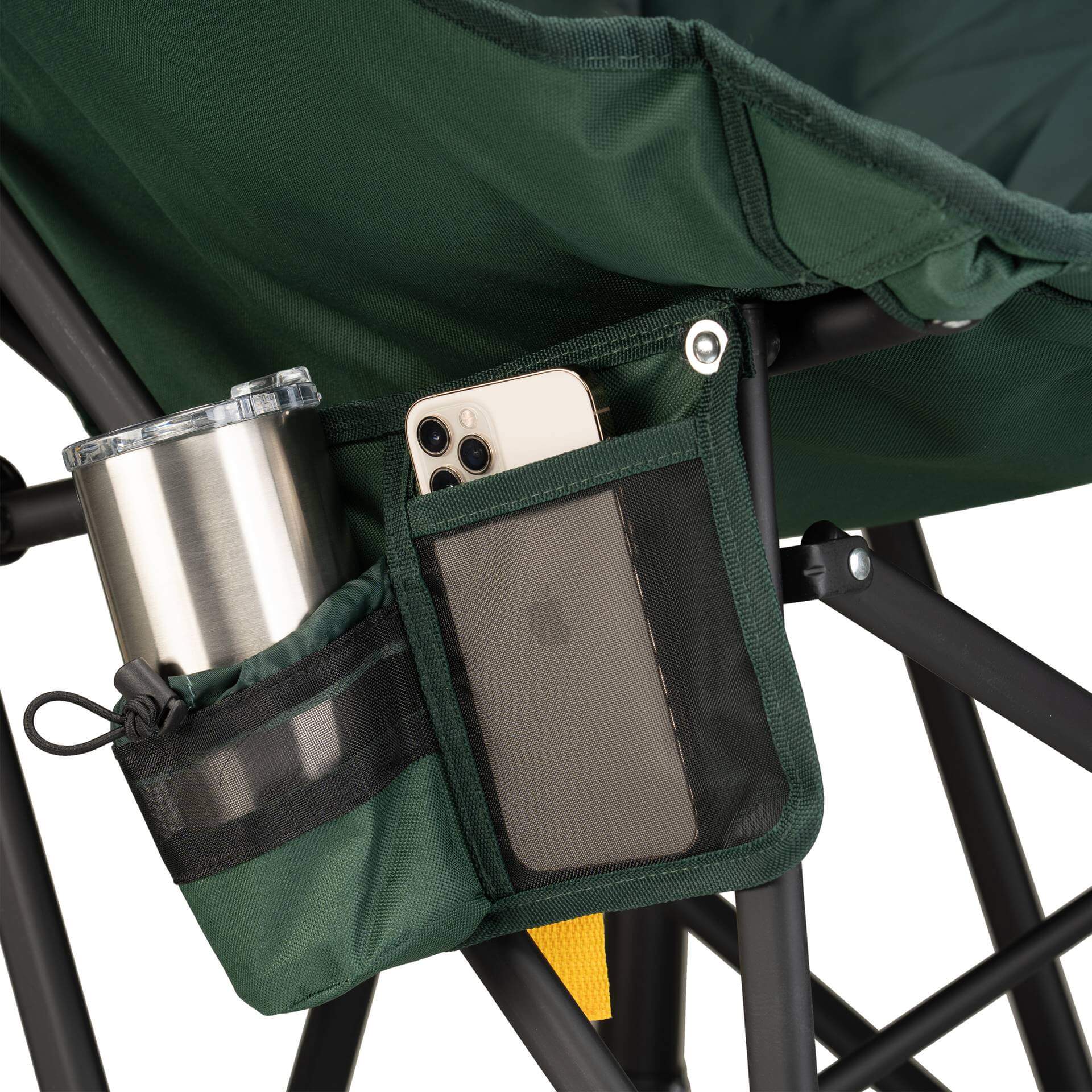 Luxury Camp Puff Rocker - Choice 731 - RoadTrip Rocker Smooth Motion Camp Chair Detail